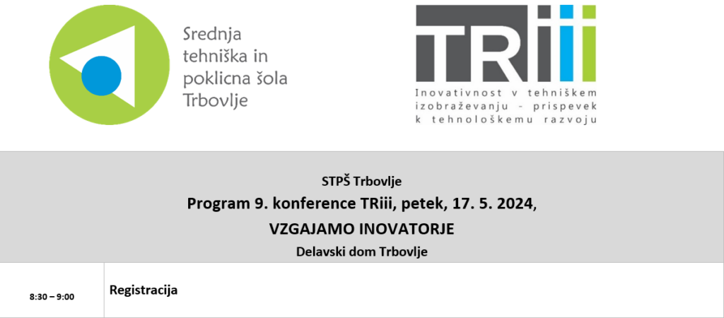 Okvirni program konference TRiii